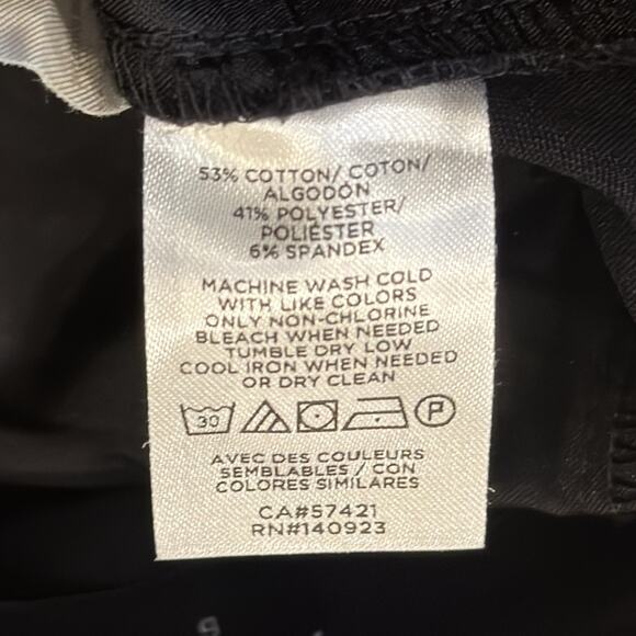 NWT LOFT Women's Skinny Fit Trouser Pant Black Size 6 - Picture 9 of 10